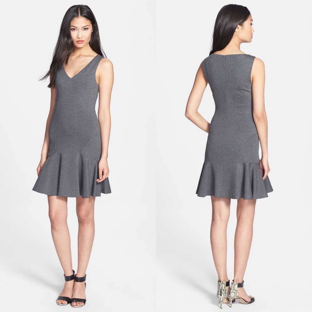 • Diane von Furstenberg • Carla Knit Sheath Dress Grey